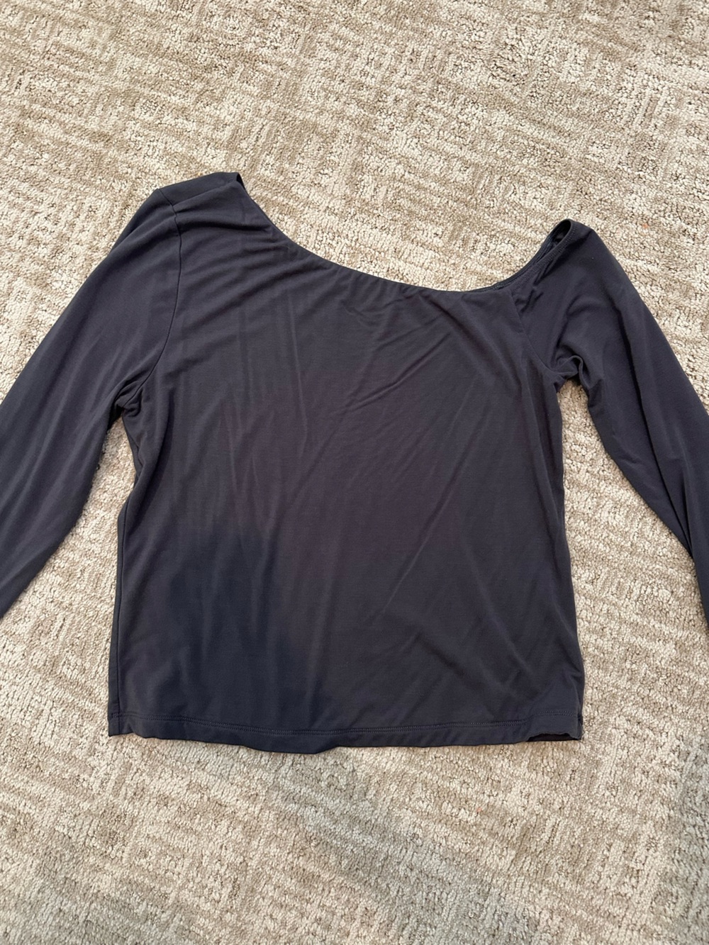 Garage Asymmetric Long Sleeve Top